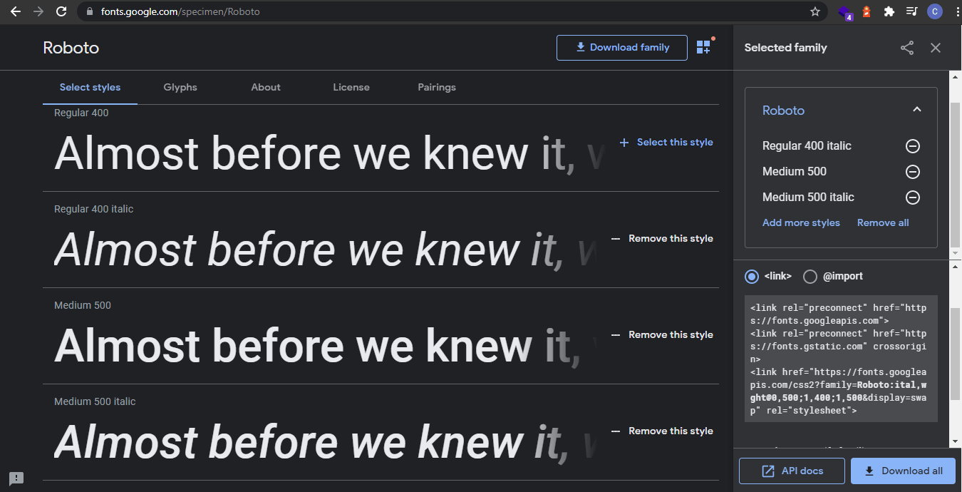 cara menggunakan google fonts